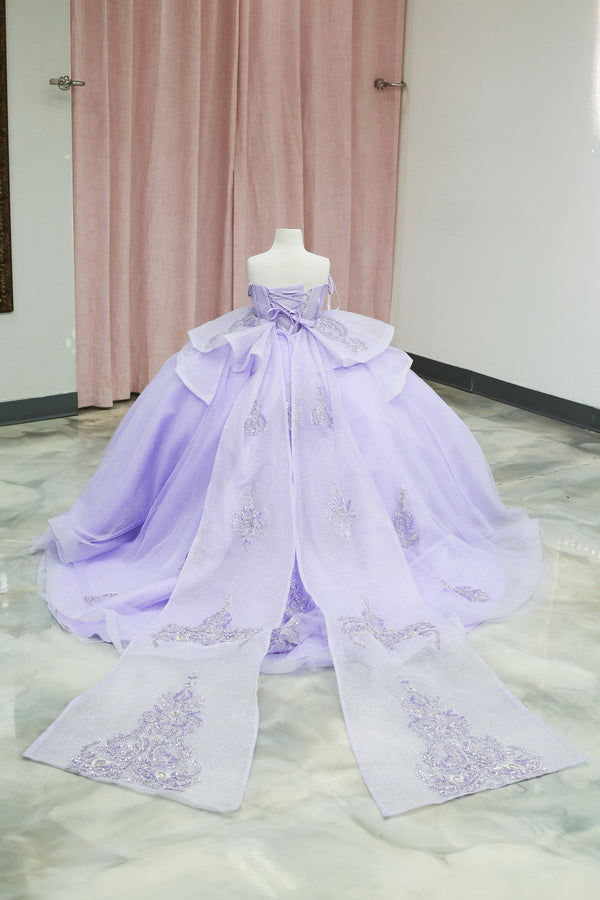 Lavender Dream Mini Quinceañera Gown — alternate view