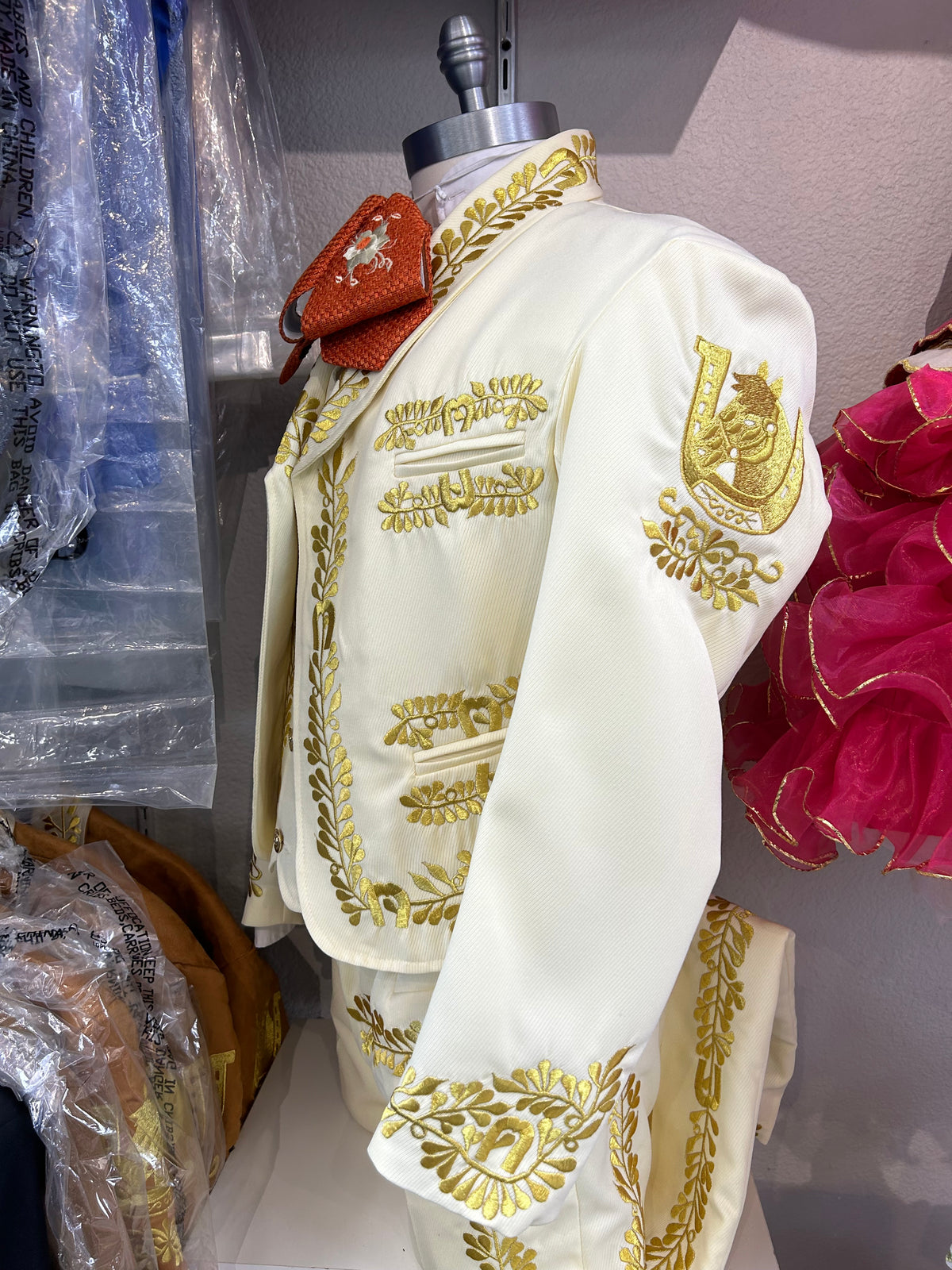 Charro Suit Classic Beige/ Gold