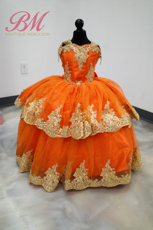 Mini Vestido Naranja